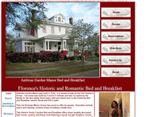 Tablet Screenshot of ambriasgardenmanor.com